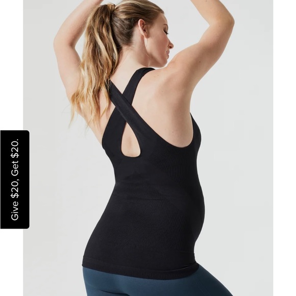 Blanqi SportSupport maternity crossback tank - Picture 2 of 4